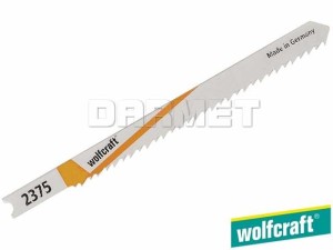 Brzeszczoty do wyrzynarek z trzpieniem "U", do drewna i tworzyw sztucznych, głębokość cięcia: 30MM - 2 sztuki - WOLFCRAFT (WF2375000)