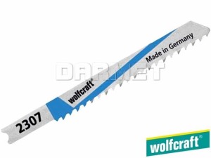 Brzeszczoty do wyrzynarek z trzpieniem "U", do metalu, głębokość cięcia: 3-10MM - 2 sztuki - WOLFCRAFT (WF2307000)