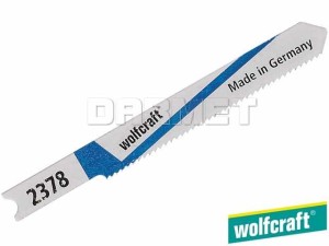Brzeszczoty do wyrzynarek z trzpieniem "U", do metalu, głębokość cięcia: 1-3MM - 2 sztuki - WOLFCRAFT (WF2378000)
