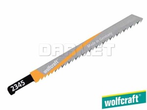 Brzeszczoty do wyrzynarek z trzpieniem PG, do drewna i tworzyw sztucznych, głębokość cięcia: 30MM - 2 sztuki - WOLFCRAFT (WF2345000)