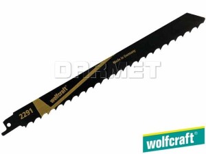 Brzeszczoty szablaste do elektrycznych pił ręcznych, do drewna, głębokość cięcia: 20-180MM - 2 sztuki - WOLFCRAFT (WF2291000)