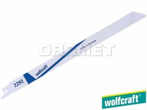 Brzeszczoty szablaste do elektrycznych pił ręcznych, do metalu, głębokość cięcia: 2-8MM - 2 sztuki - WOLFCRAFT (WF2292000)