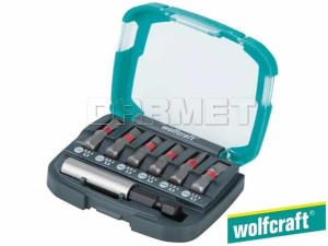 Zestaw końcówek płaskich, długość: 25MM, rozmiary: 4,5MM, 5,5MM, 6,5MM - 7 częściowy - WOLFCRAFT (WF2980000)