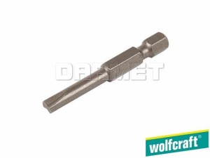 Końcówki wkrętaków typu Clutch, długość: 50MM, rozmiary: 1, 2, 3 - 3 sztuki - WOLFCRAFT (WF1269000)