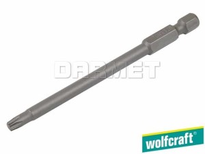 Końcówka wkrętaka TORX, bardzo długa, długość: 89MM, rozmiar: TX25 - WOLFCRAFT (WF1250000)