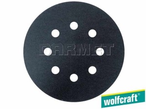 Krążki ścierne samoprzyczepne do szlifowania na sucho i mokro, do szlifierek mimośrodowych, granulacja: 400, średnica: 125MM - 5 sztuk - WOLFCRAFT (WF3192000)