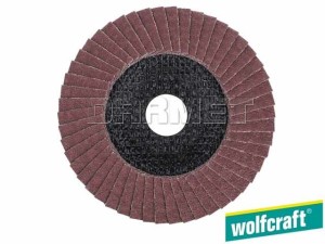 Ściernica lamelkowa, 125MM x 22,2MM, granulacja: 40 - WOLFCRAFT (WF8425000)