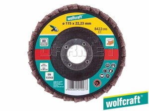 Ściernica lamelkowa z filcem, 115MM x 22,2MM - WOLFCRAFT (WF8424099)