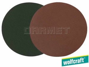 Krążki ścierne samoprzyczepne do dysków szlifierskich do szlifowania na sucho i mokro, granulacja: 280, średnica: 125MM - 5 sztuk - WOLFCRAFT (WF2217100)