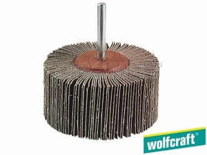 Ściernica listkowa trzpieniowa 80 x 40 x 6 mm P80 - WOLFCRAFT (WF2034000)