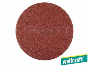 Krążki ścierne samoprzyczepne, granulacja: 80, 120, średnica: 125MM - 5 sztuk - WOLFCRAFT (WF5867000)