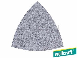 Nakładki ścierne samoprzyczepne do farb i lakierów, granulacja: 80, 120, wymiar narożnika: 95MM - 5 sztuk - WOLFCRAFT (WF5888000)