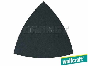 Nakładki ścierne samoprzyczepne do szlifowania na mokro i sucho, granulacja: 280, 400, wymiar narożnika: 95MM - 5 sztuk - WOLFCRAFT (WF5889000)