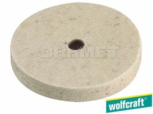 Tarcza polerska z filcu, średnica: 75MM - WOLFCRAFT (WF2130000)