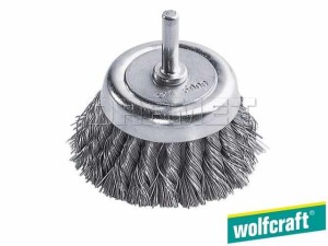 Szczotka druciana doczołowa, średnica: 65MM - WOLFCRAFT (WF2704000)