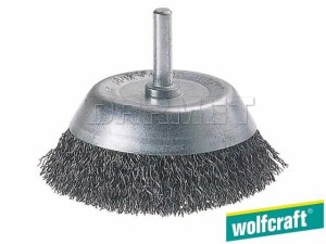 Szczotka druciana doczołowa, średnica: 75MM - WOLFCRAFT (WF8473000)