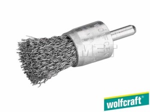 Szczotka druciana pędzelkowa, średnica: 25MM - WOLFCRAFT (WF2126000)