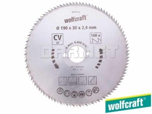 Tarcza do ręcznych pilarek tarczowych, seria niebieska, średnica zew.: 210MM, średnica wew.: 30MM - WOLFCRAFT (WF6281000)