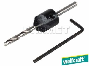 Nawiertak z pogłębiaczem 16MM, średnica nawiertaka: 4,5MM - WOLFCRAFT (WF2499000)