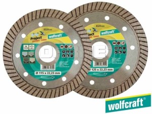 Tarcza diamentowa do cięcia ”Project Ceramic”, 125 x 10 x 22,2MM - WOLFCRAFT (WF8329000)