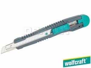 Nóż standardowy z odłamywanym ostrzem, szerokość ostrza: 9MM - WOLFCRAFT (WF4141000)