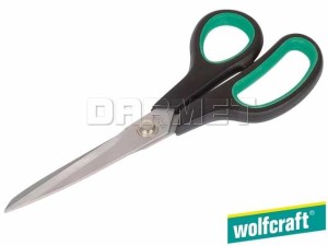 Nożyce do gospodarstwa domowego, długość ostrzy: 130MM, długość całktowita: 250MM - WOLFCRAFT (WF4117000)