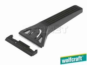 Skrobak plastikowy drobnych nierówności z gładkich powierzchni, ostrze: 61MM - WOLFCRAFT (WF4193000)
