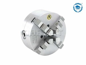 Uchwyt tokarski samocentrujący spiralny, stalowy, 4 - szczękowy: 100 MM (DIN 6350) - BISON BIAL (3704-100)
