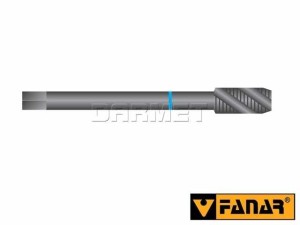 Gwintownik maszynowy wysokowydajny HSS-E, powłoka OX, DIN 376-C - gwint metryczny zwykły M16 R40, nieprzelotowy (Rm ≤ 1000) - FANAR (D2-516801-0160)