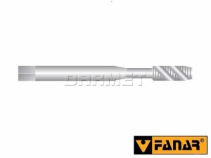 Gwintownik maszynowy wysokowydajny HSS-E do miękkiego aluminium, DIN 371-C - gwint metryczny zwykły M10 R45, nieprzelotowy (Rm ≤ 800) - FANAR (C2-521701-0100)