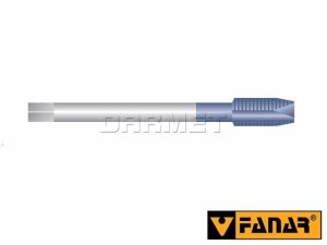 Gwintownik maszynowy wysokowydajny HSS-E do aluminium, powłoka TiCN, DIN 376-B - gwint metryczny zwykły M16, przelotowy (Rm ≤ 800) - FANAR (D2-115601-0160)