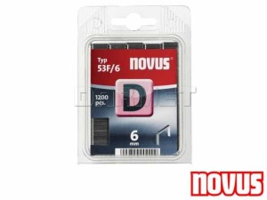 Zszywki typ 53F, wymiary: 6MM x 11,30MM - NOVUS (NV042-0374)