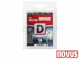 Zszywki typ 53F z końcówkami D, wymiary: 14MM x 11,30MM - NOVUS (NV042-0654)