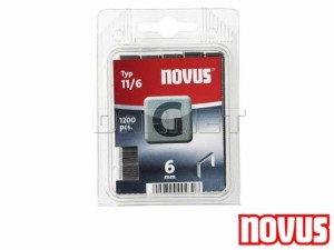 Zszywki typ 11, wymiary: 6MM x 10,60MM - NOVUS (NV042-0384)