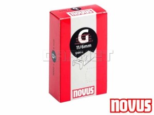 Zszywki typ 11, wymiary: 6MM x 10,60MM - NOVUS (NV042-0527)