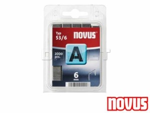 Zszywki typ 53, wymiary: 6MM x 11,30MM - NOVUS (NV042-0355)