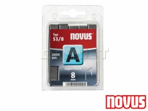 Zszywki typ 53, wymiary: 8MM x 11,30MM - supertwarde - NOVUS (NV042-0356)
