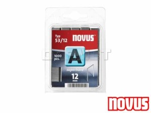 Zszywki typ 53, wymiary: 12MM x 11,30MM - supertwarde - NOVUS (NV042-0358)