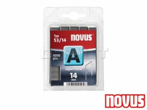 Zszywki typ 53, wymiary: 14MM x 11,30MM - supertwarde - NOVUS (NV042-0359)