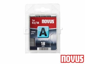 Zszywki typ 53, wymiary: 18MM x 11,30MM - supertwarde - NOVUS (NV042-0360)