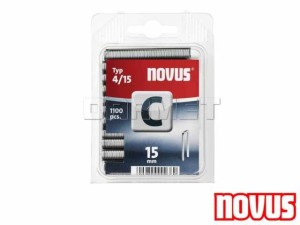 Zszywki typ 4, wymiary: 15MM x 6,10MM - NOVUS (NV042-0390)