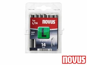 Zszywki typ L z końcówkami D, wymiary: 14MM x 7,70MM - NOVUS (NV042-0727)