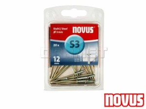 Nity typ S 4 x 12MM - 20 sztuk - NOVUS (NV045-0037)