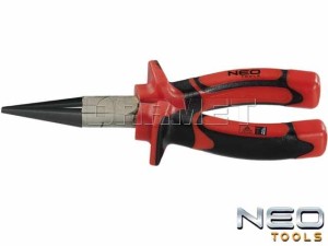 Szczypce okrągłe, polerowane, długość: 160MM - NEO TOOLS (01-074)