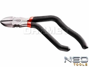 Szczypce tnące boczne z wygiętymi uchwytami, długość: 185MM - NEO TOOLS (01-082)