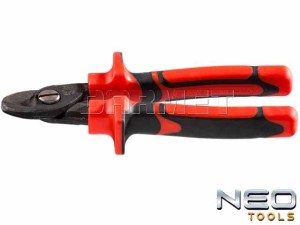 Obcinak do kabli, izolowany, polerowany, długość: 160MM - NEO TOOLS (01-560)
