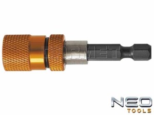 Uchwyt magnetyczny do końcówek wkrętakowych 1/4", długość 60MM - NEO TOOLS (06-071)