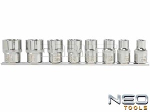 Zestaw kluczy nasadowych Spline 1/2" - 8 sztuk - NEO TOOLS (08-651)