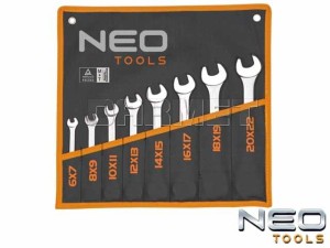 Zestaw kluczy płaskich dwustronnych 6 - 22MM - 8 sztuk - NEO TOOLS (09-851)