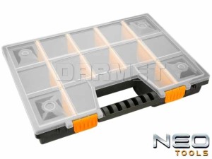 Organizer z regulowanymi przegrodami, wymiary 65 x 490 x 390MM - NEO TOOLS (84-111)